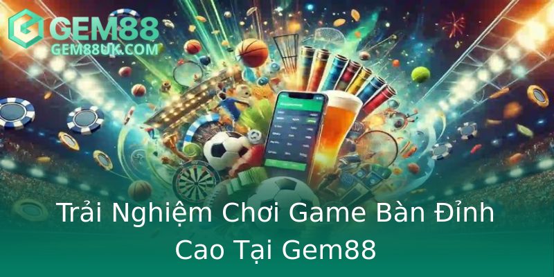 Trải Nghiệm Chơi Game Bàn Đỉnh Cao Tại Gem88
